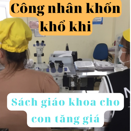 Nỗi lo “đứt ruột” với công nhân khi sách giáo khoa cho con tăng giá gấp 3 lần